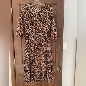 Calvin Klein Leopard Dress